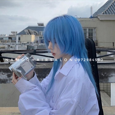 Địa Chỉ Nhuộm Màu, Tóc Xanh Khói Uy Tín Giá Rẻ Hoài Đức - Nam Đỗ Hair Salon