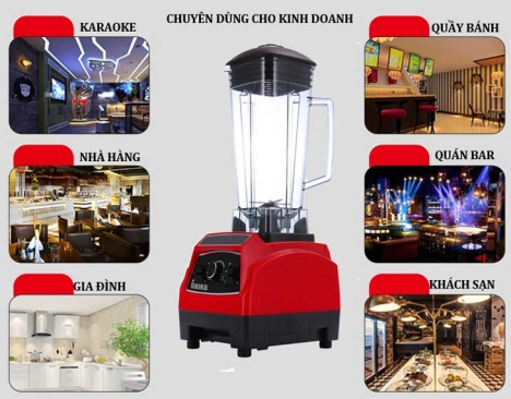 Máy xay sinh tố công suất 2000w Oshika HD02 nhập khẩu Nhật Bản bảo hành 2 năm