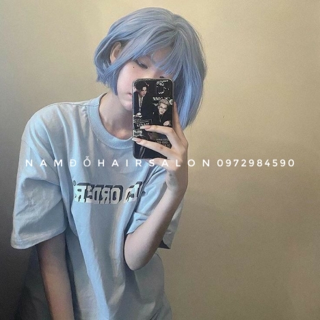 Địa Chỉ Nhuộm Màu, Tóc Xanh Khói Uy Tín Giá Rẻ Hoài Đức - Nam Đỗ Hair Salon