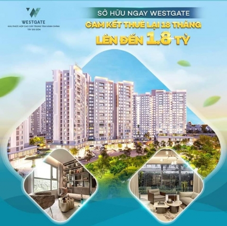 Vốn chỉ 15% sở hữu shophouse mặt tiền UBND Bình Chánh, CĐT cam kết thuê lại tới 1,8 tỷ