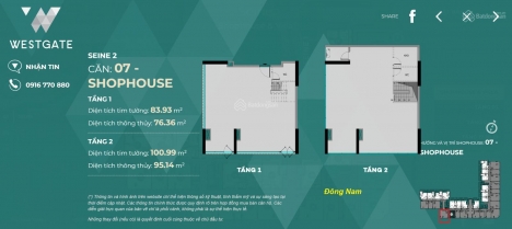 Shophouse 5 mặt tiền khu trung tâm hành chính Bình Chánh - Thanh toán 20% ngưng đến khi nhận nhà
