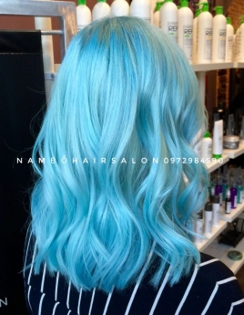Địa Chỉ Nhuộm, Màu Tóc Xanh Ngọc Đẹp Giá Rẻ Hoài Đức- Nam Đỗ Hair Salon