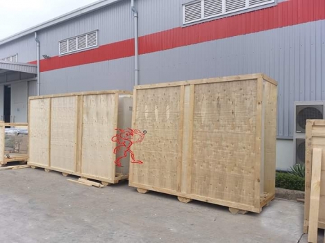 Đóng thùng gỗ để chuyển hàng đi Châu Âu