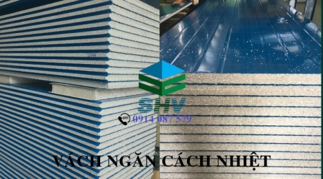 Tấm vách panel eps cách nhiệt làm trần lợp mái