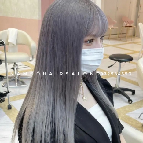 Địa Chỉ, Nhuộm Màu Tóc Tím Khói Uy Tín Giá Rẻ Hoài Đức - Nam Đỗ Hair Salon