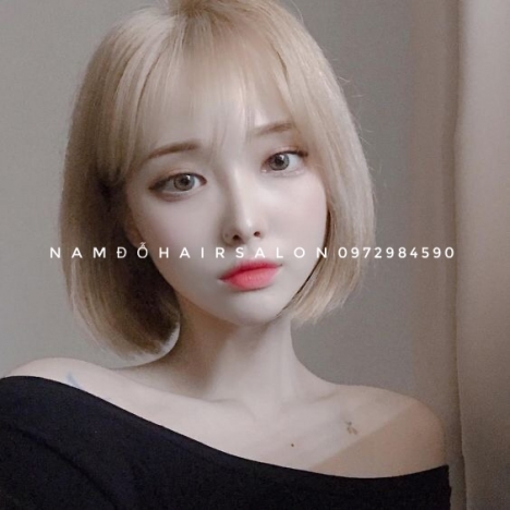 Địa Chỉ Nhuộm, Tóc Màu Vàng Khói Đẹp Giá Rẻ Hoài Đức - Nam Đỗ Hair Salon