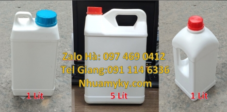 Can 5l tròn, can 10l vuông, Can nhựa 2l đựng phân bón. Can 20 lít đựng hóa chất, can 25l giá rẻ, can