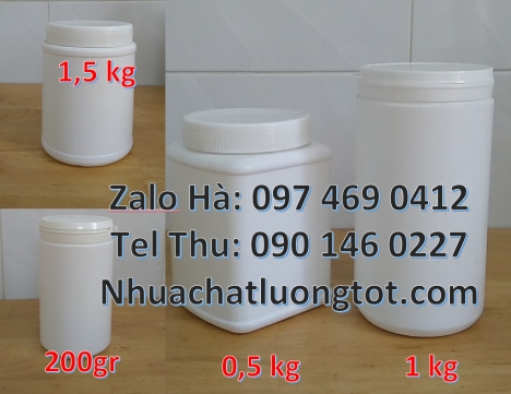 Hũ nhựa 100 gram, hũ 200g đựng đậu phộng hũ đựng kẹo 200 gram hũ nhựa 250 gr đựng thực phẩm, cung