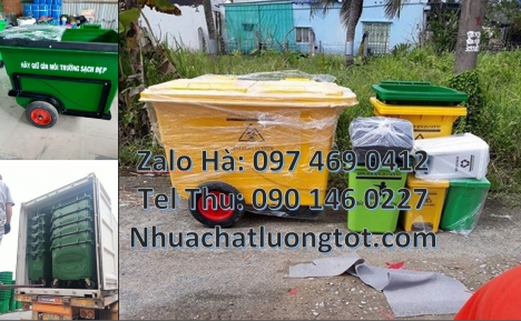Xe gom rác 660l, xe gom rác thải 1000l, Xe chở rác công nghiệp, nơi bán xe thu gom rác 660l 1000l, X