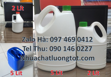 Can nhựa 20l đựng dầu nhớt, Can 5 lít vòi nhấn đựng nước lau sàn, can hdpe giá rẻ, Can 4 lít có vòi