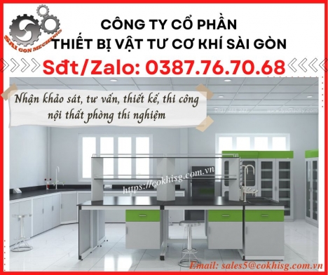Thi công nội thất phòng thí nghiệm
