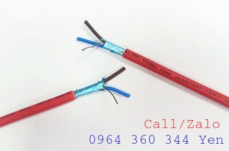 Cáp tín hiệu chống cháy, chống nhiễu 1Pair 18AWG Altek Kabel