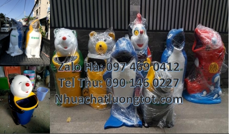 thùng rác con voi, thùng rác cá heo, Giá bán thùng rác thú, Thùng rác hình con voi. Thùng rác c