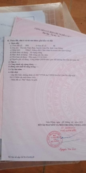 mảnh đất tại Nam Ban- Lâm Hà- Lâm Đồng