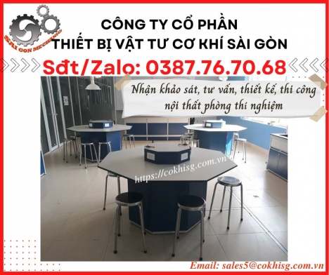 Thi công nội thất phòng thí nghiệm