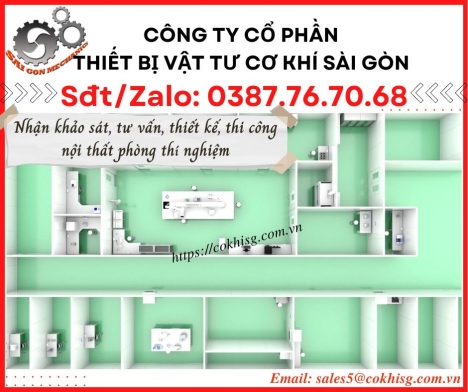 Thi công nội thất phòng thí nghiệm