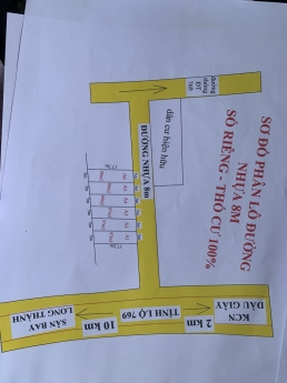 6 nền gần tỉnh lộ 25 đường đi về sân bay long thành
