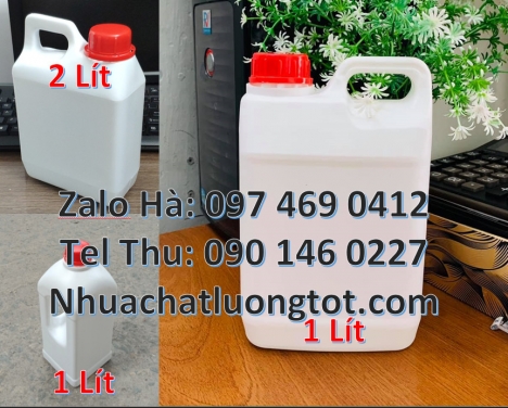 Can nhựa 20l đựng dầu nhớt, Can 5 lít vòi nhấn đựng nước lau sàn, can hdpe giá rẻ, Can 4 lít có vòi