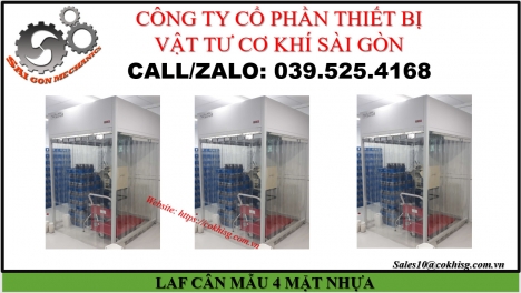 LAF CÂN MẪU 4 MẶT NHỰA