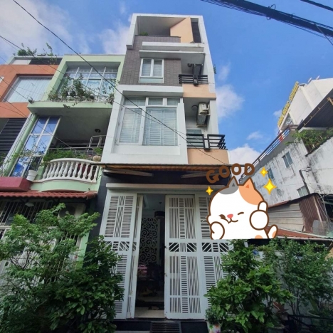 GIẢM 200 TR, Bán nhà 4 Tầng HXH C30m gần Vườn Chuối Q3, Nhỉnh 7 tỷ
