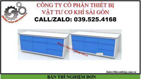 BÀN THÍ NGHIỆM ĐƠN GIÁ XƯỞNG