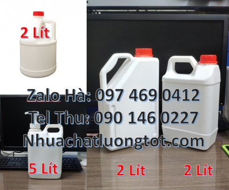 Can nhựa 20l đựng dầu nhớt, Can 5 lít vòi nhấn đựng nước lau sàn, can hdpe giá rẻ, Can 4 lít có vòi