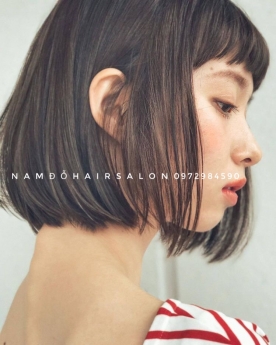 Địa Chỉ Salon, Uốn Phục Hồi Tóc Ngang Vuông Đẹp Giá Rẻ Hoài Đức - Nam Đỗ Hair Salon