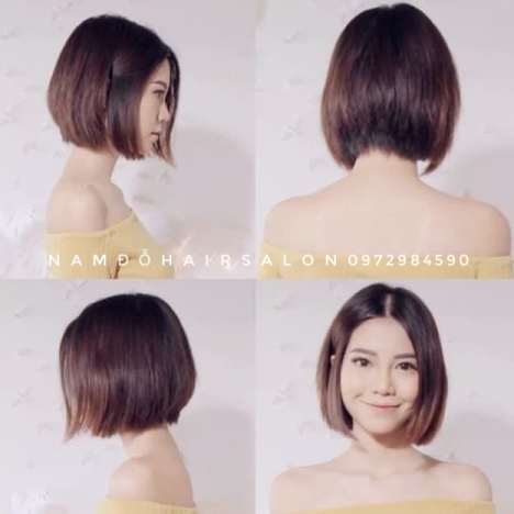 Địa Chỉ Salon, Uốn Cụp Phồng Tóc Bob Uy Tín Giá Rẻ Hoài Đức - Nam Đỗ Hair Salon