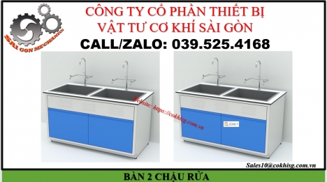 BÀN 2 CHẬU RỬA