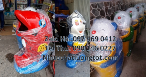 thùng rác con voi, thùng rác cá heo, Giá bán thùng rác thú, Thùng rác hình con voi. Thùng rác c