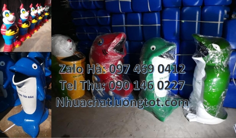 thùng rác con voi, thùng rác cá heo, Giá bán thùng rác thú, Thùng rác hình con voi. Thùng rác c