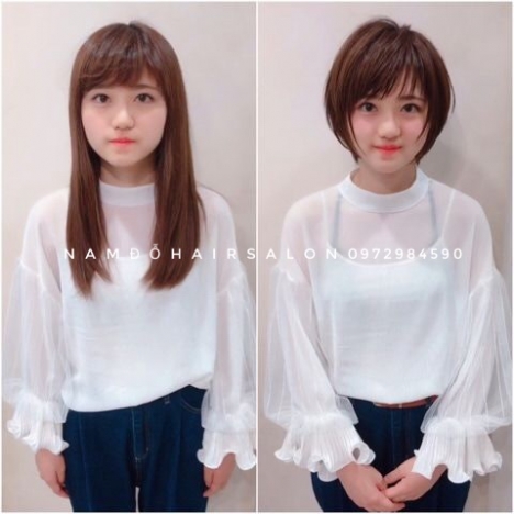 Địa Chỉ Uốn, Cụp Phồng Tóc Ngang Vuông Uy Tín Giá Rẻ Hoài Đức - Nam Đỗ Hair Salon