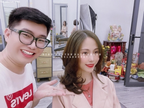 Nhuộm hidden tự nhiên cho nữ, học nghề tóc - Tiệp Nguyễn