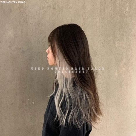 Tóc nhuộm hidden nhẹ nhàng style Hàn Quốc, học nghề tóc - Tiệp Nguyễn Hair Salon