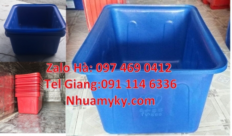 thùng đựng hạt nhựa Thùng dung tích lớn, Bán thùng nhựa tròn 3000 lít, thùng nhựa tròn 1100 l