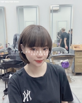Tóc nhuộm hidden màu xám, học nghề tóc - Tiệp Nguyễn Hair Salon