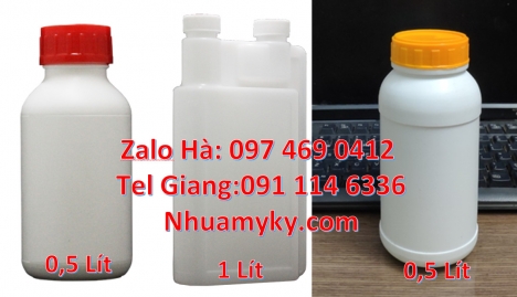 Chai nhựa 100 ml đựng hóa chất, chai 100 ml đựng dung môi, Chai nhựa 50 ml đựng hóa chất, chai 50 ml