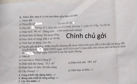 Giảm sâu, Khu KDC Cityland, nhà mặt tiền đường số 7, hướng Tây Tứ Trạch, kiểu Châu Âu