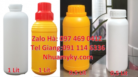 Chai nhựa 100 ml đựng hóa chất, chai 100 ml đựng dung môi, Chai nhựa 50 ml đựng hóa chất, chai 50 ml