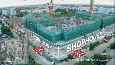 đầu tư Shophouse tốt nhất khi 2 block A và B đã cất nóc, bàn giao quý II năm 2023