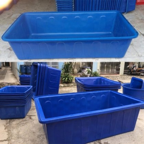 Thùng nhựa chữ nhật, thùng nhựa nuôi cá dung tích 1000l, 1100l