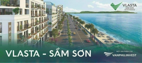 SHOPHOUSE, BIỆT THỰ MẶT BIỂN SẦM SƠN - SỔ ĐỎ LÂU DÀI - LH: 0966 343 939