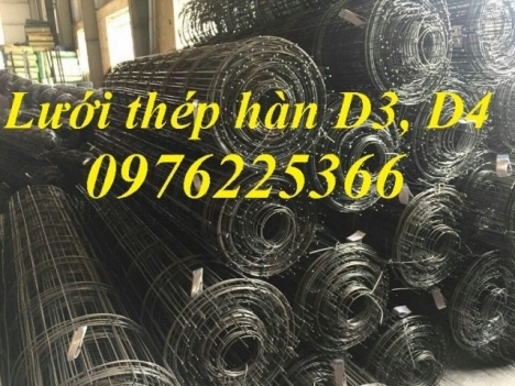 Lưới thép hàn đổ bê tông D4 mắt 100x100