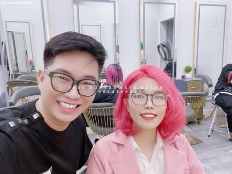 Nhuộm hidden tự nhiên cho nữ cá tính, học nghề tóc - Tiệp Nguyễn