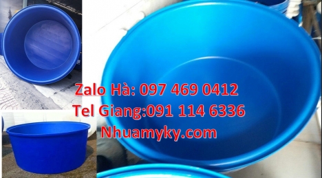 thùng đựng hạt nhựa Thùng dung tích lớn, Bán thùng nhựa tròn 3000 lít, thùng nhựa tròn 1100 l