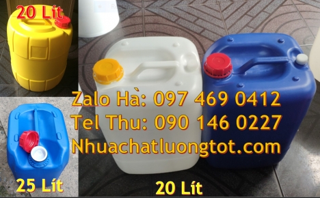 can dẹp 30 đựng nông dược, can 30l vuông xanh, can 25l xanh Can 10L đựng hóa chất, can 20l giá rẻ, c