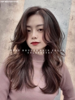 Tóc nhuộm hidden cá tính cuốn hút cho nữ, học nghề tóc - Tiệp Nguyễn Hair Salon