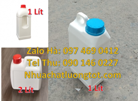 Can 1l quay, can 2l vòi nhấn, can 5l quay xéo đựng thuốc bảo vệ thực vật Bán can 10l đựng nước cất,