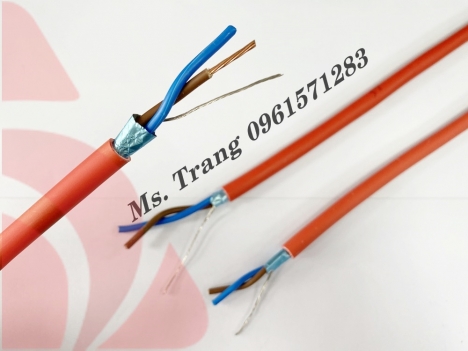 Cáp chống cháy LSZH 2x1x1.5 có lớp chống nhiễu