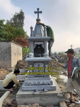 Lăng mộ đá công giáo đẹp - Tham khảo ngay thôi nào